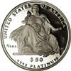 Image 2 : 2004-W P$50 Half-Ounce Platinum Eagle PR70 Deep