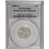 Image 1 : 1956-D 1C--Struck on a Dime Planchet--MS64 PCGS