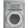 Image 3 : 1794 1C Head of '93. MS63 Brown PCGS. S-18b,