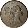 Image 1 : 1795 1C Plain Edge. MS62 Brown PCGS. S-76b,