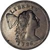 Image 1 : 1796 1C Liberty Cap. MS62 Brown PCGS. S-83, B-4,