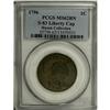 Image 3 : 1796 1C Liberty Cap. MS62 Brown PCGS. S-83, B-4,