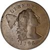 Image 1 : 1796 1C Liberty Cap. MS64 Brown PCGS. S-84, B-5,