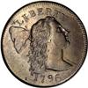 Image 1 : 1796 1C Liberty Cap. AU58 Details, Cleaned,