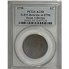 Image 3 : 1798 1C First Hair, Reverse of 1795. AU50 PCGS.
