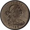 1798 1C Second Hair. MS63 Brown PCGS. S-174,