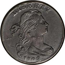 1798 1C Second Hair. XF45 PCGS. S-180, B-41,