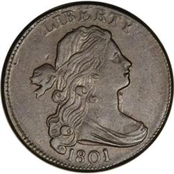 1801 1C XF45 PCGS. S-224, B-13, R.1.