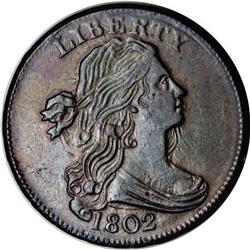 1802 1C AU53 PCGS. S-227, B-5, R.2