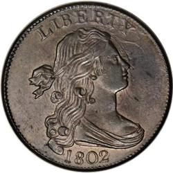1802 1C MS64 Brown PCGS. S-229, B-6, R.2
