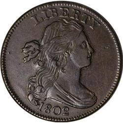 1802 1C AU53 PCGS. S-236, B-16, R.1.