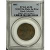 Image 3 : 1803 1C Small Date, Large Fraction. AU58 PCGS.