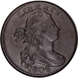 1806 1C AU50 PCGS. S-270, B-1, R.1.