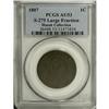 Image 3 : 1807 1C Large Fraction. AU53 PCGS. S-275, B-5,