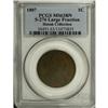 Image 3 : 1807 1C Large Fraction. MS63 Brown PCGS. S-276,