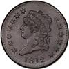 1812 1C Large Date. AU58 PCGS. S-289, B-4, R.1.