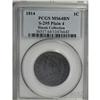 Image 3 : 1814 1C Plain 4. MS64 Brown PCGS. S-295, B-2,