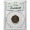 Image 3 : 1854 E1C One Cent, Judd-159, Pollock-186, High