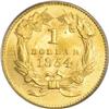 Image 2 : 1854 G$1 Type Two MS62 PCGS