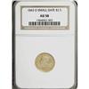 Image 1 : 1843-O $2 1/2 Small Date, Crosslet 4 AU58 NGC