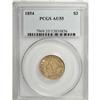 Image 1 : 1854 $3 AU55 PCGS