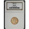 Image 1 : 1854 $3 AU55 NGC