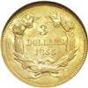Image 2 : 1855 $3 MS63 NGC