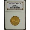 Image 3 : 1810 $5 Large Date, Large 5 MS64 NGC