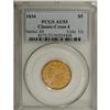 Image 3 : 1834 $5 Crosslet 4 AU53 PCGS