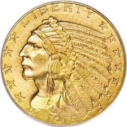 1915 $5 MS64 PCGS