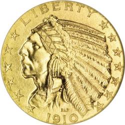1910 $5 PR67 Star NGC