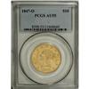 Image 1 : 1847-O $10 AU55 PCGS