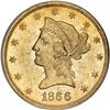 Image 1 : 1866 $10 AU58 PCGS