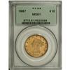 Image 1 : 1887 $10 MS61 PCGS