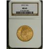 Image 3 : 1915 $10 MS65 NGC