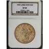 Image 1 : 1854 $20 Large Date XF45 NGC
