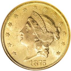 1875-CC $20 MS62 NGC