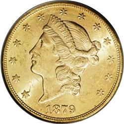 1879-S $20 MS61 PCGS