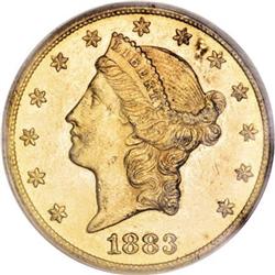 1883-CC $20 AU55 PCGS