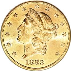 1883-S $20 MS64 PCGS