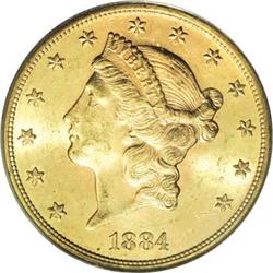 1884-S $20 MS63 PCGS