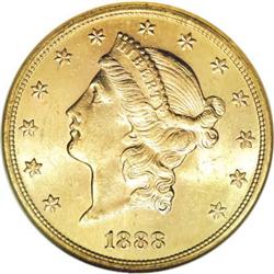 1888-S $20 MS63 NGC