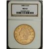 Image 3 : 1888-S $20 MS63 NGC