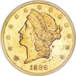 1889-CC $20 AU53 ANACS