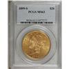 Image 1 : 1899-S $20 MS63 PCGS