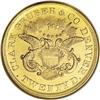 Image 2 : 1861 $20 Clark, Gruber & Co. Twenty Dollar AU50