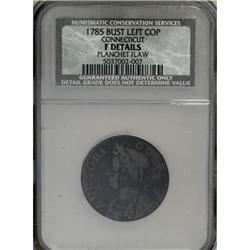 1785 COPPER Connecticut Copper, Bust Left Fine