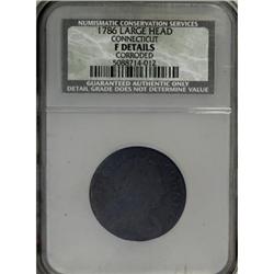 1786 COPPER Connecticut Copper, Large Head