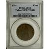 Image 1 : 1794 1C Talbot, Allum & Lee Cent, NEW YORK AU53