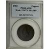 Image 1 : 1783 1C Washington Unity States Cent AU50 PCGS